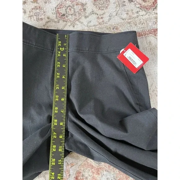 Spanx Polished Ankle Slim Black Pants Straight Womens Peite Size XS - Picture 7 of 10